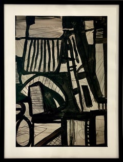 Ohne Titel AP-120 - Gemischte Medienarbeit auf Papier von Murray Duncan