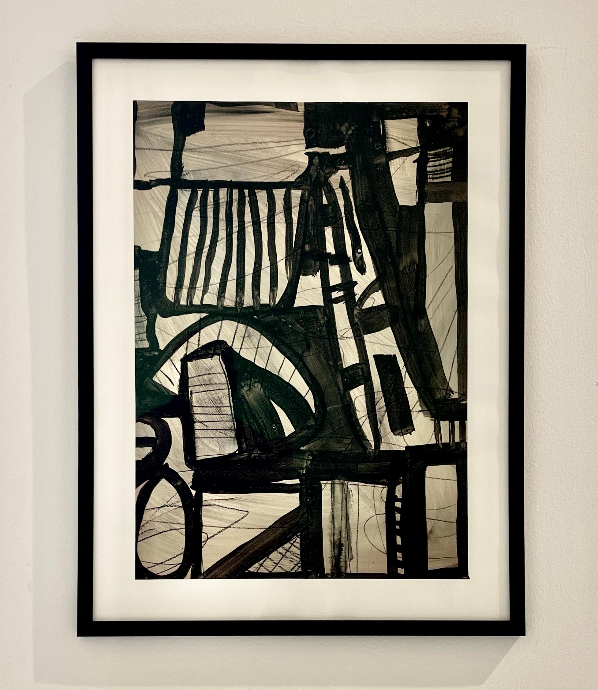 Untitled AP-120 — Mixed Media Work on Paper by Murray Duncan For Sale 2