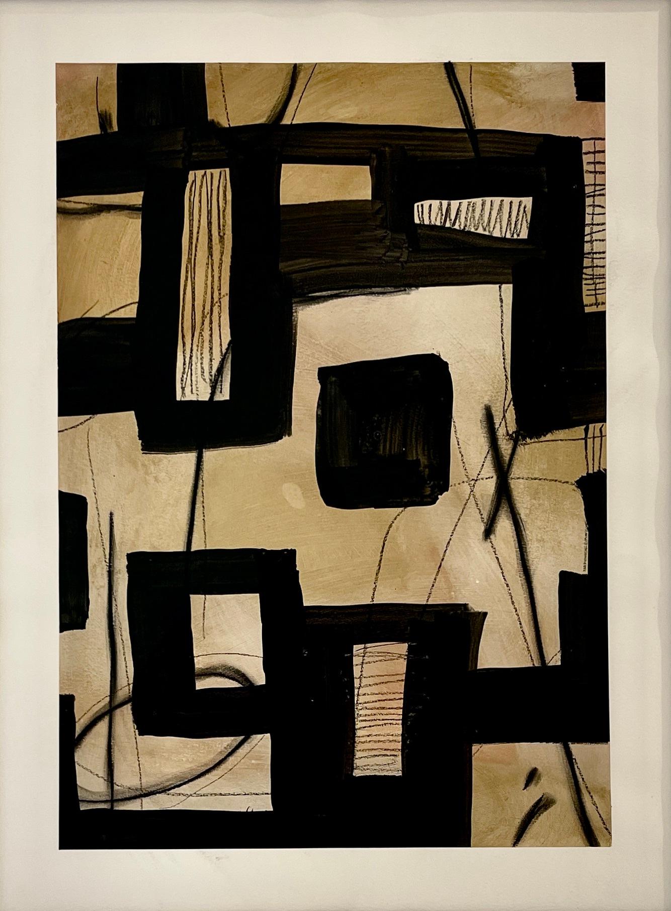 Untitled AP-121 — Mixed Media Work on Paper by Murray Duncan For Sale 3