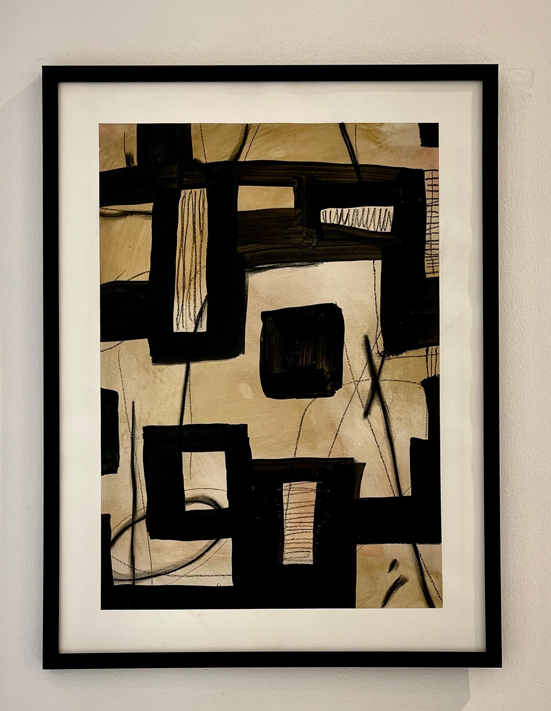 Untitled AP-121 — Mixed Media Work on Paper by Murray Duncan For Sale 4