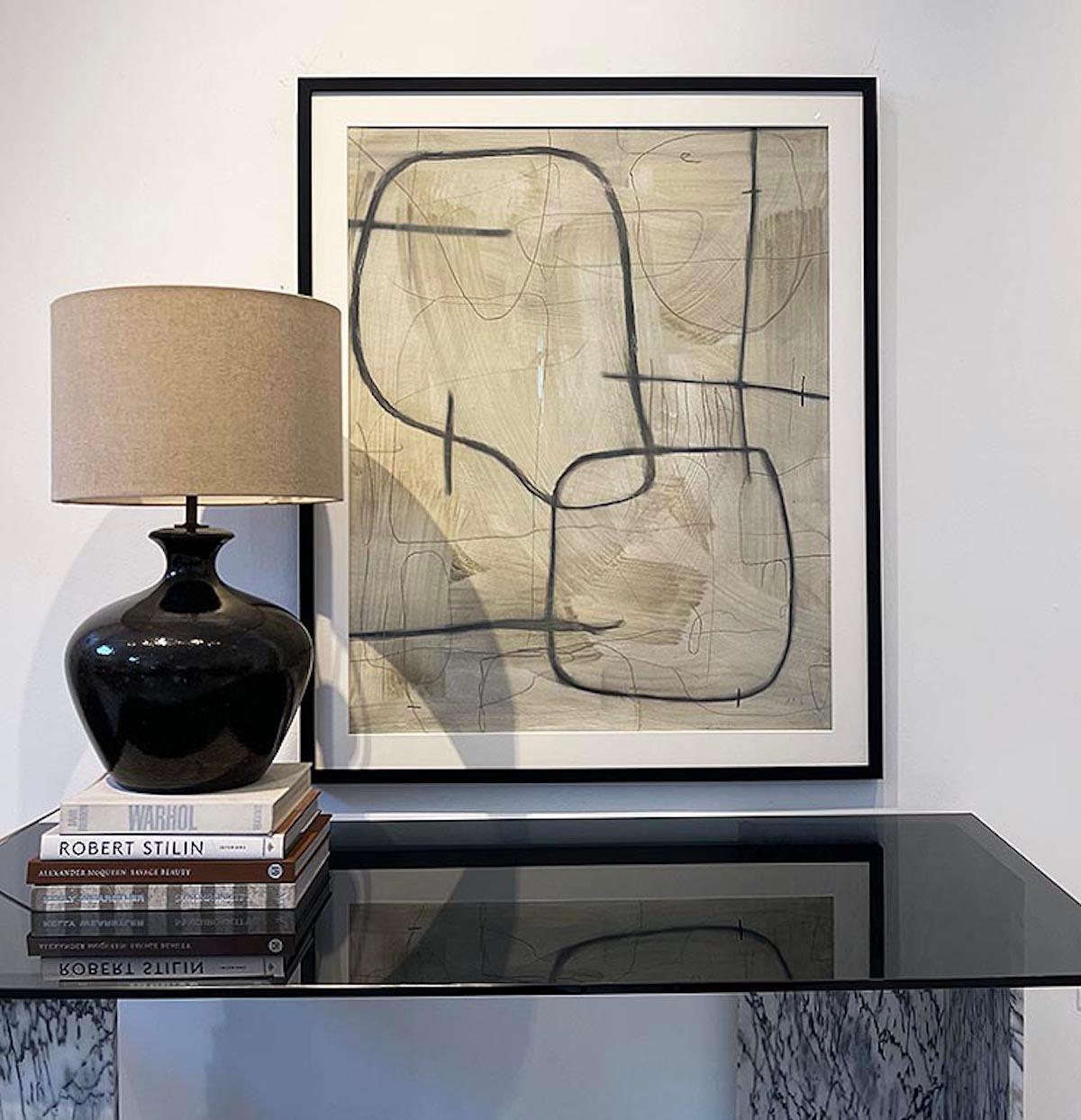 Untitled #SP-201, Mixed Media on Paper by Murray Duncan - Abstract Geometric im Angebot 3