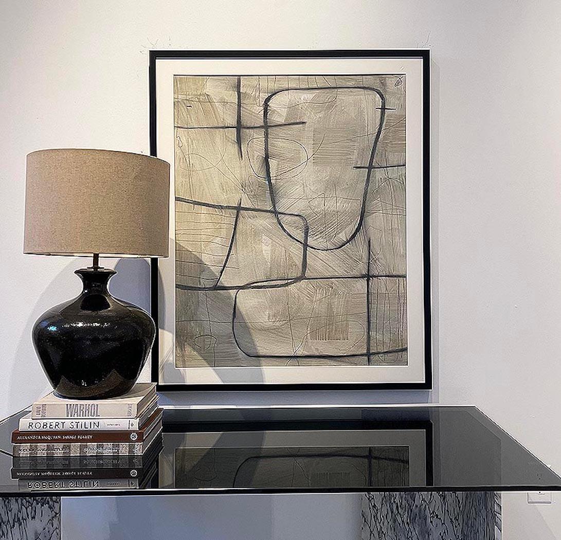 Untitled #SP-203, Mixed Media on Paper by Murray Duncan - Abstract Geometric For Sale 2