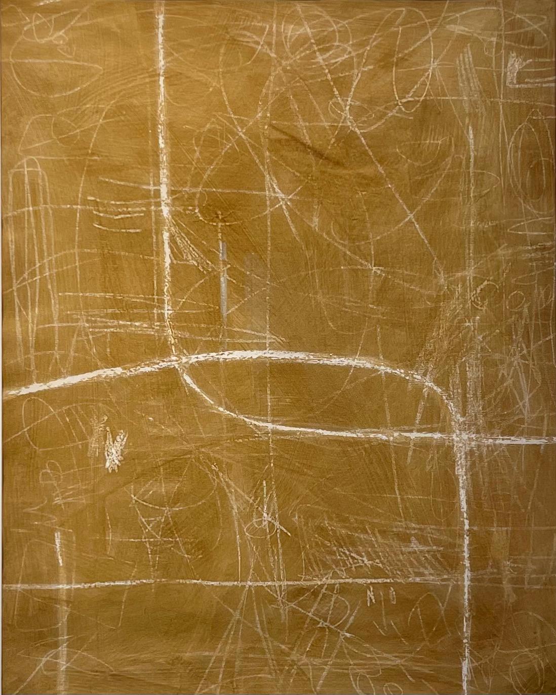 Sans titre #sp-204 par Murray Duncan 
Techniques mixtes sur papier
Taille : 32" x 40"
Non encadré, signé

Une œuvre mixte audacieuse avec des lignes et des textures dynamiques.

Cette pièce captivante de Murray Duncan met en valeur son style