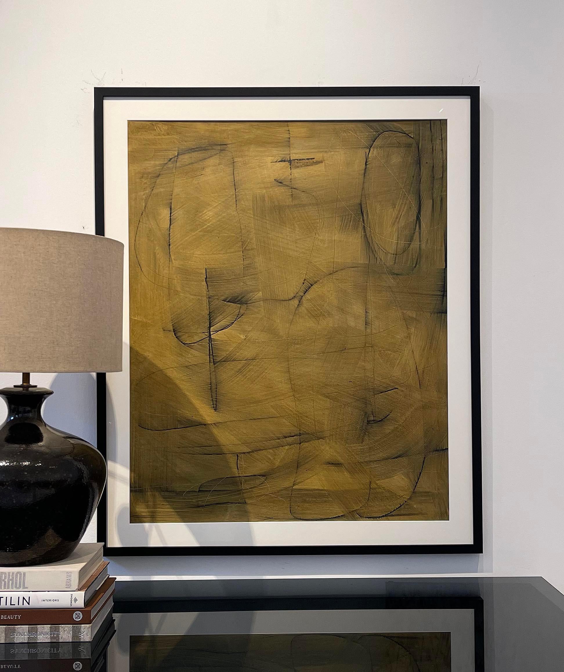 Untitled #SP-205, Mixed Media on Paper by Murray Duncan - Abstract Geometric For Sale 2