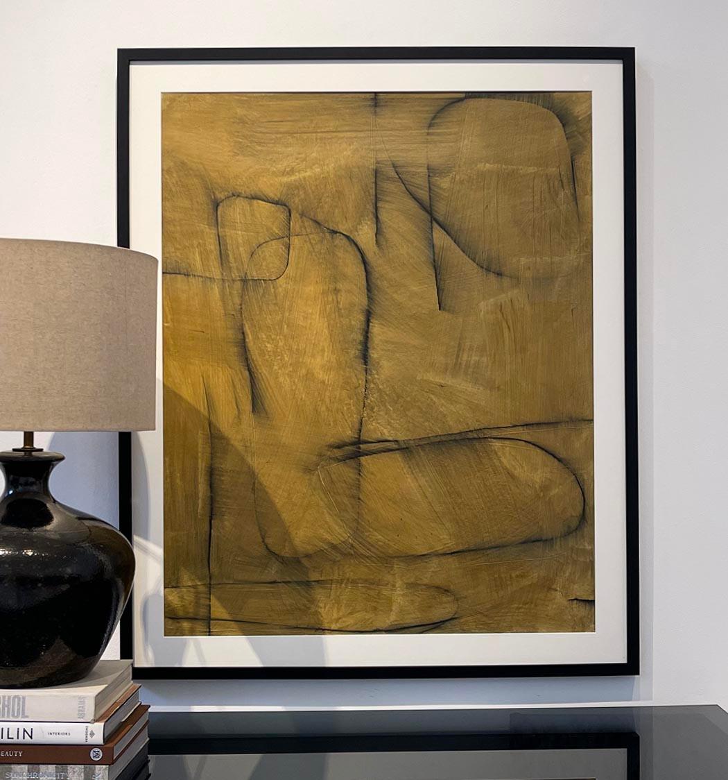 Untitled #SP-206, Mixed Media on Paper by Murray Duncan - Abstract Geometric im Angebot 2