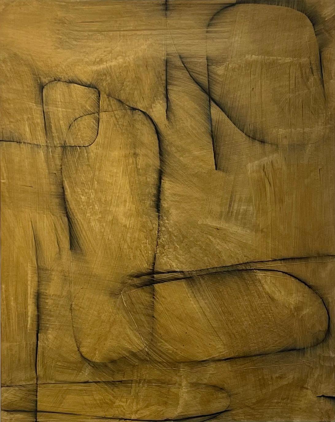 Untitled #SP-206, Mixed Media on Paper by Murray Duncan - Abstract Geometric