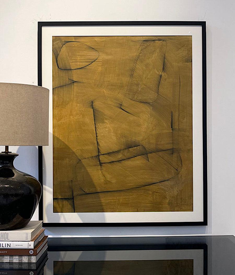 Untitled #SP-207, Mixed Media on Paper by Murray Duncan - Abstract Geometric For Sale 2