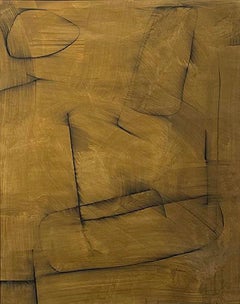 Untitled #SP-207, Mixed Media on Paper by Murray Duncan - Abstract Geometric