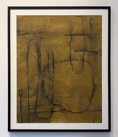 Untitled #SP-208, Technique mixte sur papier de Murray Duncan - Géométrique abstrait