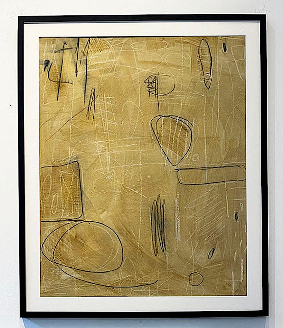 Ohne Titel #SP-209, Mischtechnik auf Papier von Murray Duncan - Abstrakt Geometrisch im Angebot 1