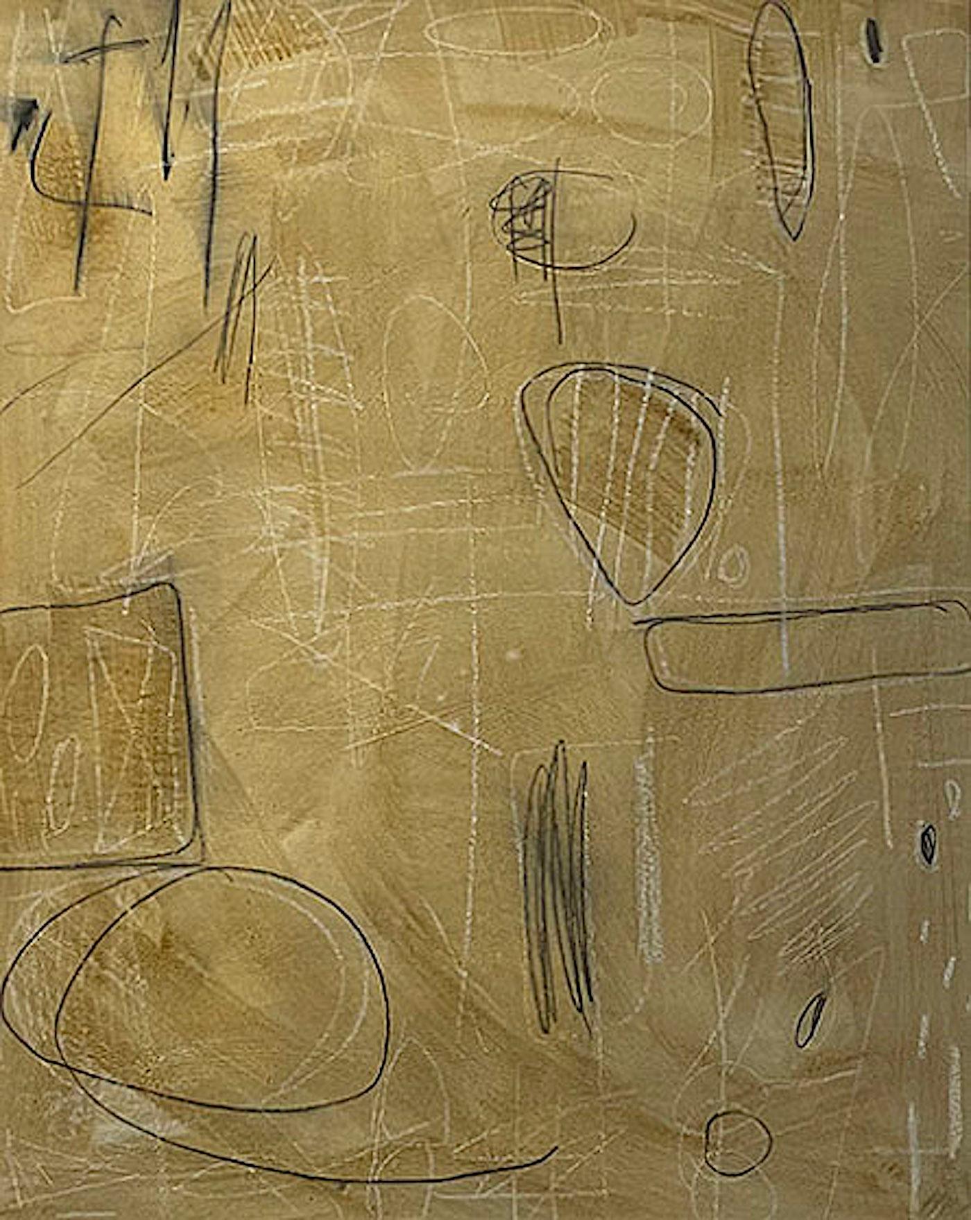 Untitled #SP-209, Mixed Media on Paper by Murray Duncan - Abstract Geometric