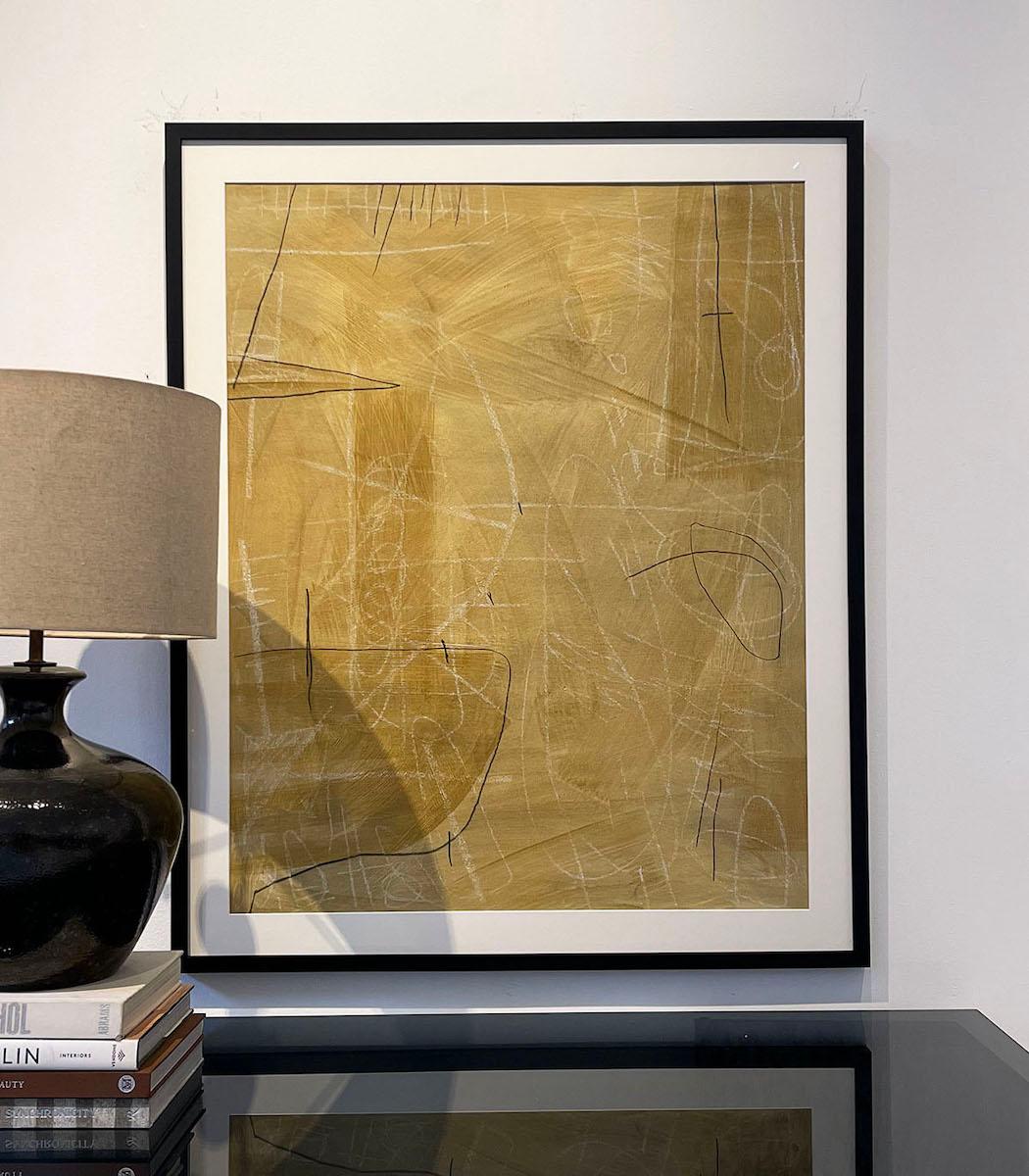Untitled #SP-210, Mixed Media on Paper by Murray Duncan - Abstract Geometric For Sale 2