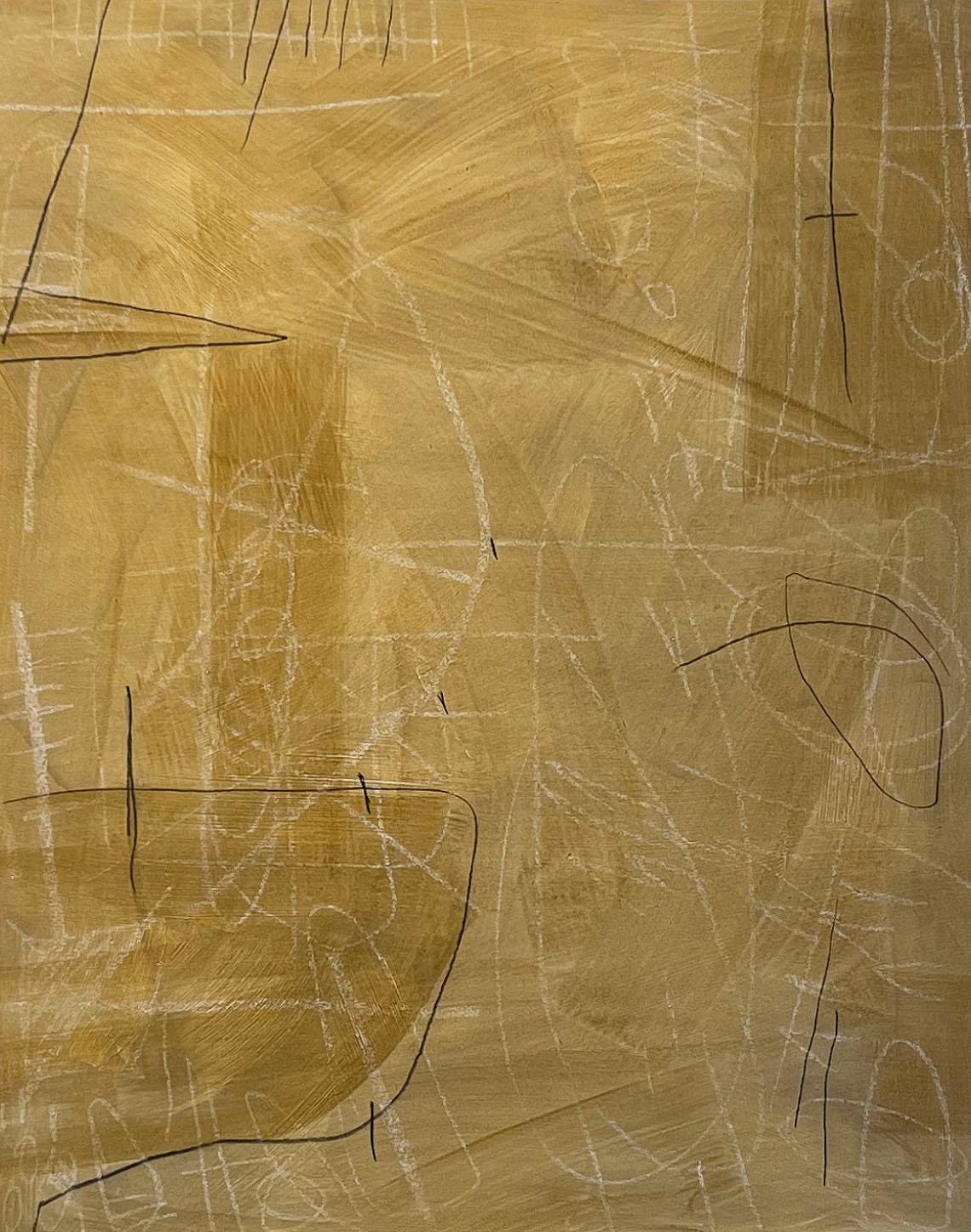 Untitled #SP-210, Mixed Media on Paper by Murray Duncan - Abstract Geometric