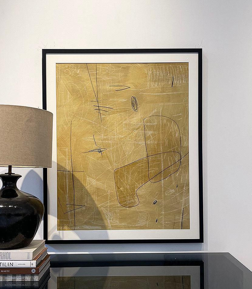 Untitled #SP-211, Mixed Media on Paper by Murray Duncan - Abstract Geometric im Angebot 2
