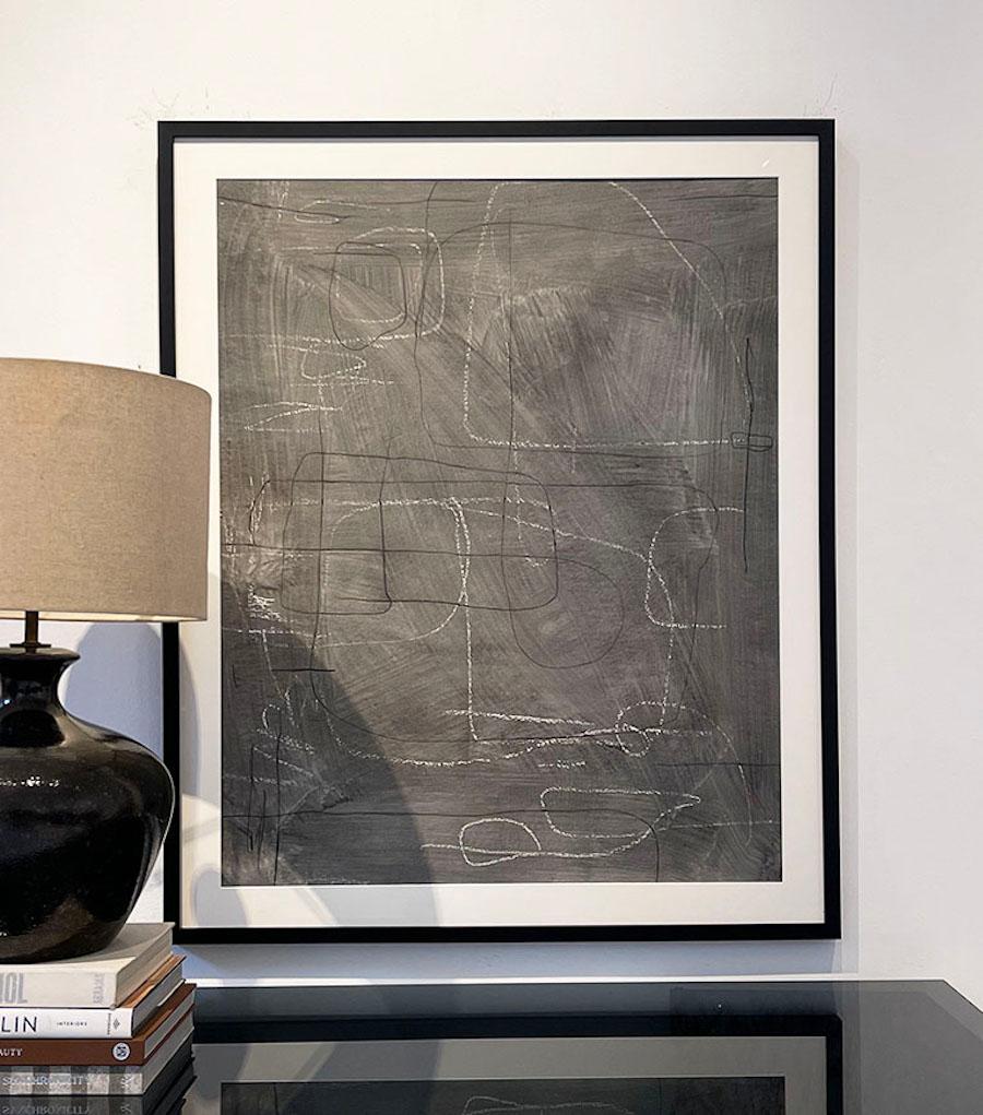 Untitled #SP-213, Technique mixte sur papier de Murray Duncan - Géométrique abstrait en vente 3