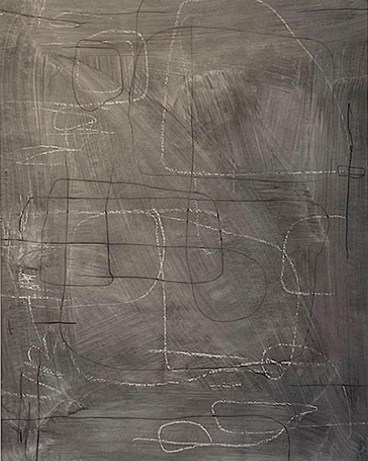 Untitled #SP-213, Mixed Media on Paper by Murray Duncan - Abstract Geometric