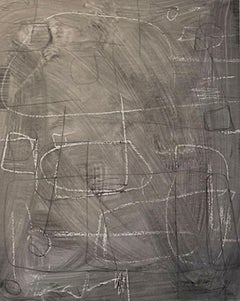 Untitled #SP-214, Mixed Media on Paper by Murray Duncan - Abstract Geometric
