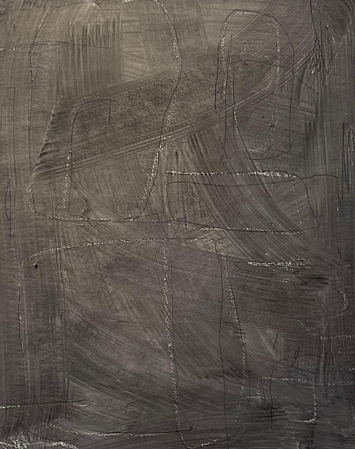 Untitled #SP-215 by Murray Duncan 
Mixed media on paper
Size: 32" x 40”
Unframed, signed

A bold mixed-media work with dynamic lines and textures.

This captivating piece by Murray Duncan showcases his signature expressive style, where organic forms