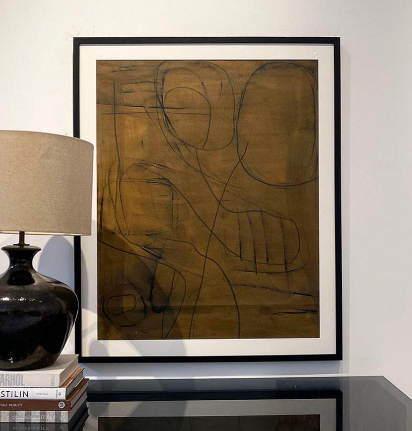 Untitled #SP-216, Mixed Media on Paper by Murray Duncan - Abstract Geometric en vente 2
