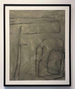 Untitled #SP-218, tecnica mista su carta di Murray Duncan - Geometria astratta