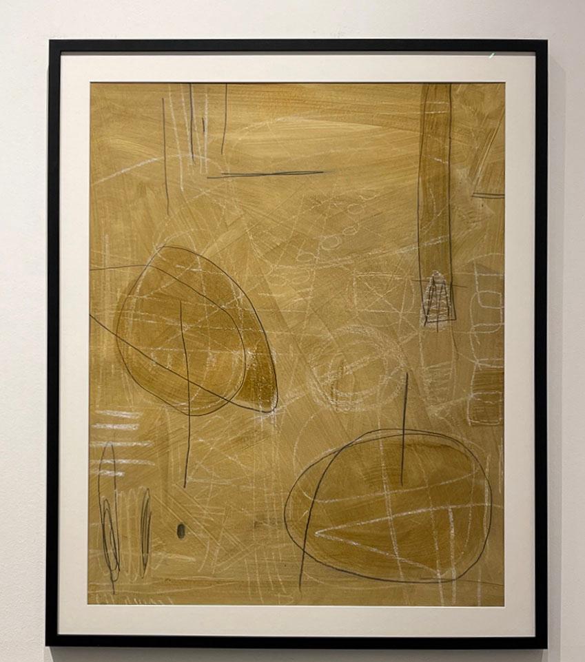 Untitled #SP-219, Mixed Media on Paper by Murray Duncan - Abstract Geometric im Angebot 1