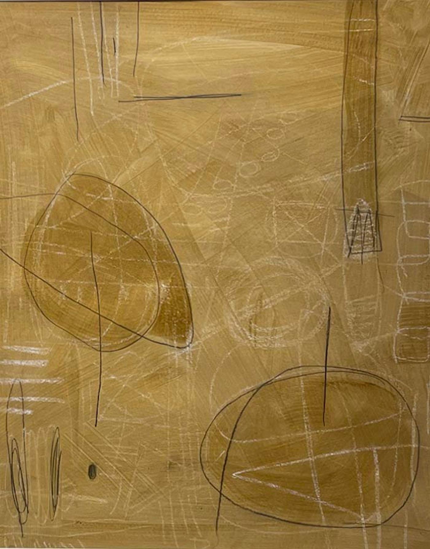Untitled #SP-219, Mixed Media on Paper by Murray Duncan - Abstract Geometric