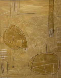 Untitled #SP-219, Mixed Media on Paper by Murray Duncan - Abstract Geometric