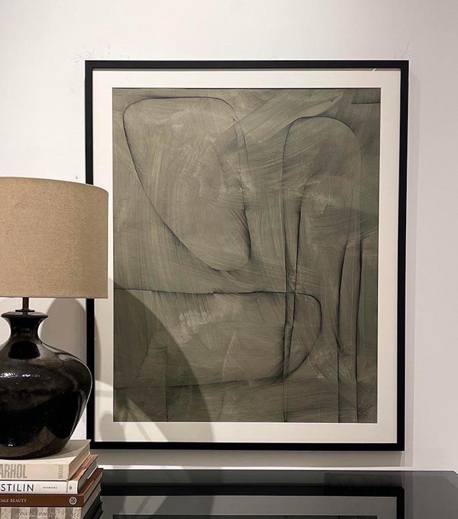 Untitled #SP-220, Mixed Media on Paper by Murray Duncan - Abstract Geometric For Sale 2
