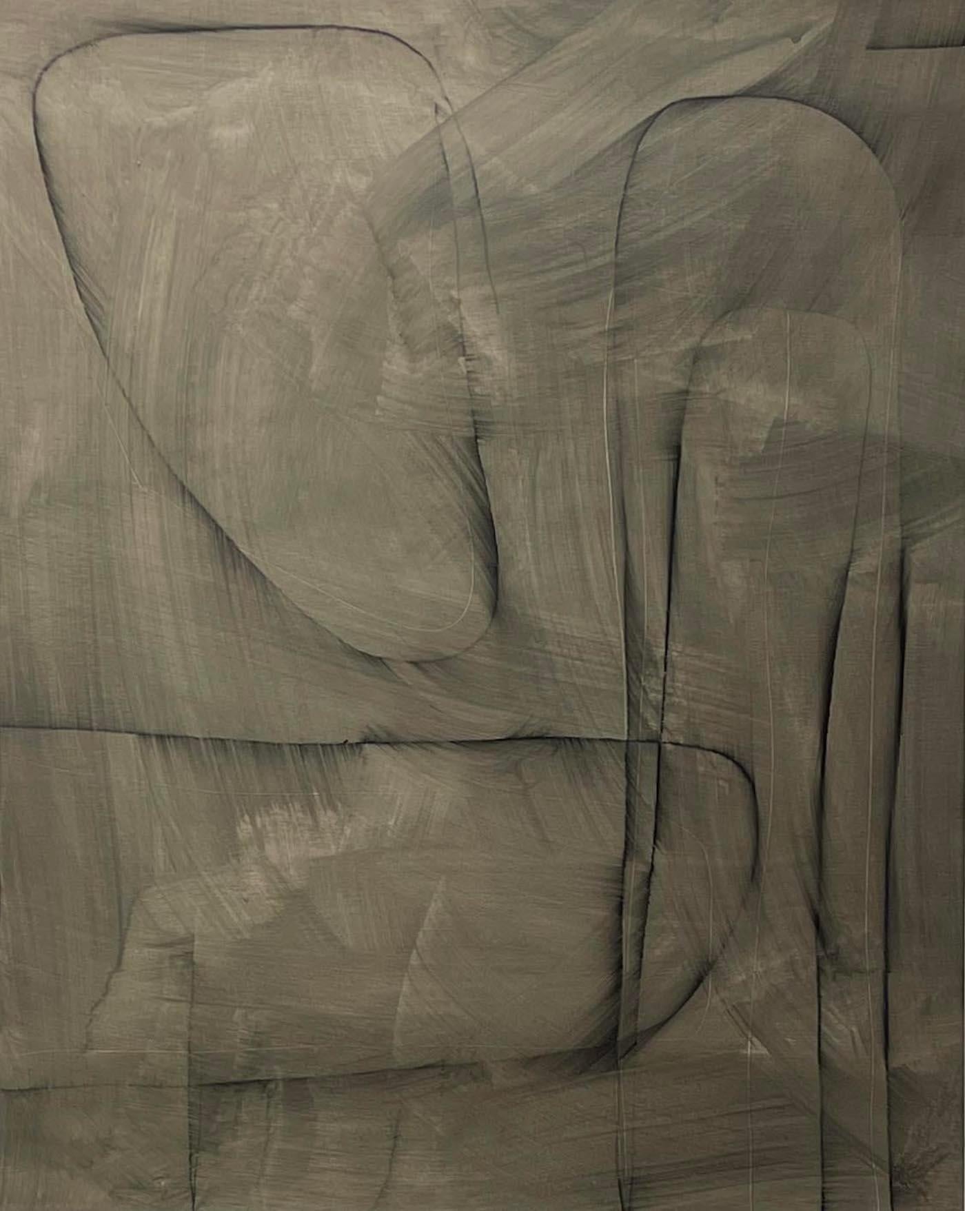Untitled #SP-220, Mixed Media on Paper by Murray Duncan - Abstract Geometric