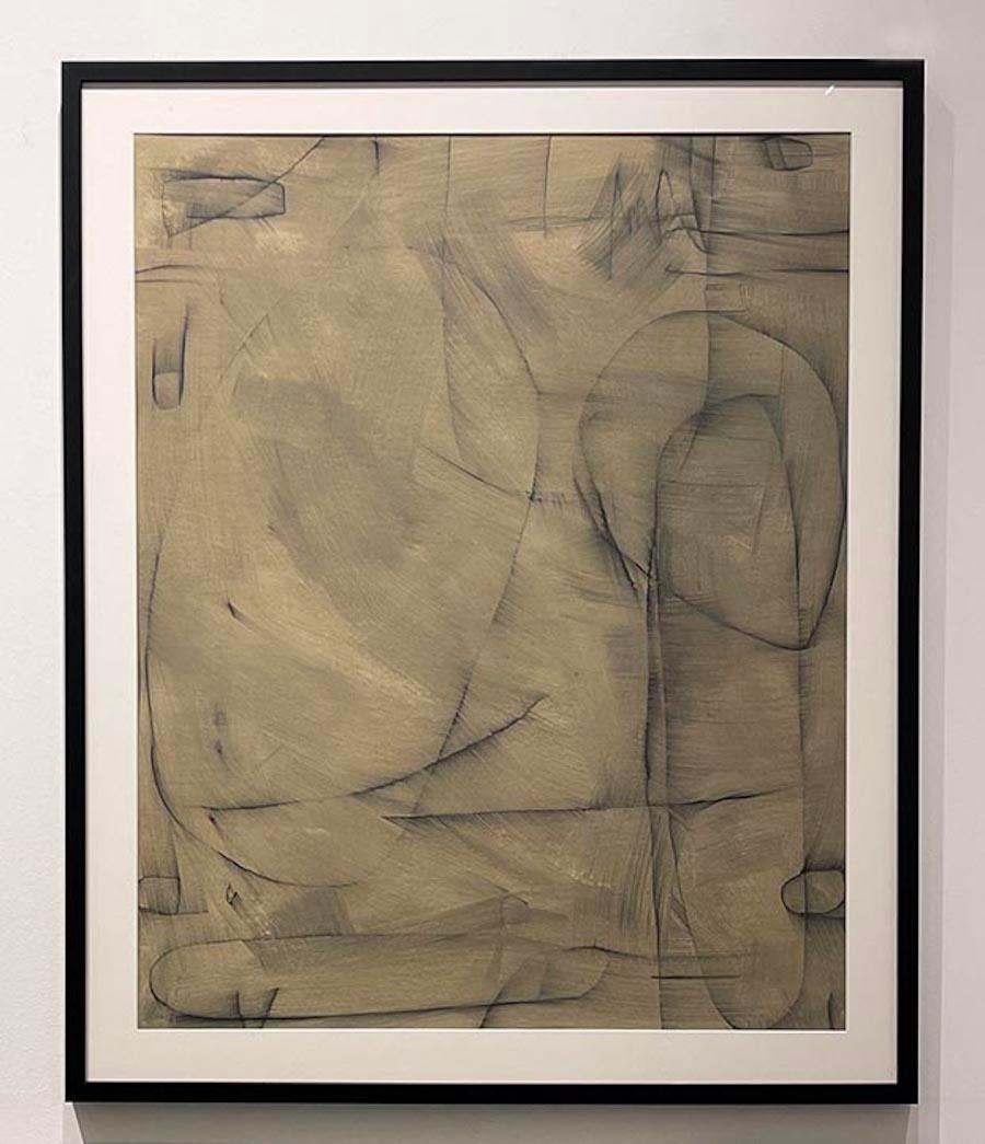 Untitled #SP-222, Mixed Media on Paper by Murray Duncan - Abstract Geometric im Angebot 1