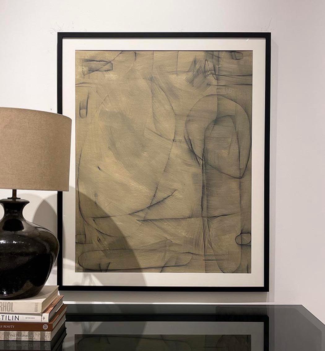 Untitled #SP-222, Mixed Media on Paper by Murray Duncan - Abstract Geometric im Angebot 2