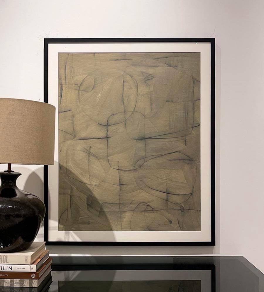Untitled #SP-223, Mixed Media on Paper by Murray Duncan - Abstract Geometric im Angebot 2
