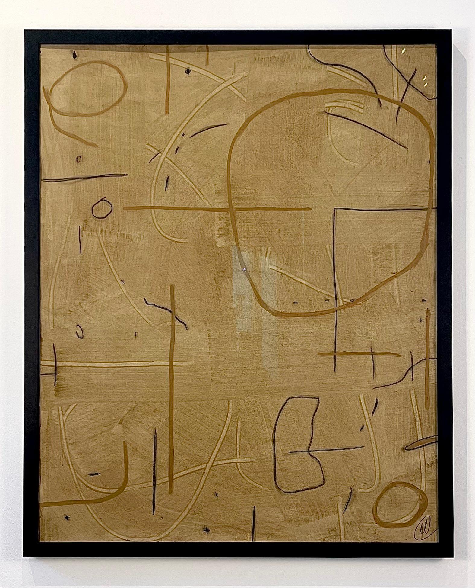 Untitlted #545 by Murray Duncan - Contemporary Abstract Mixed Media on Paper For Sale 1