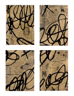 « Continuous Line I–IV » : série de quatre œuvres originales en techniques mixtes de Murray Duncan