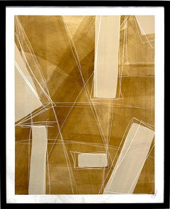 Crossings I, By Murray Duncan, Mixed media on paper