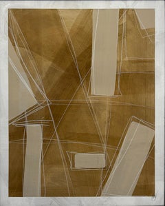 Crossings I, By Murray Duncan, Mixed media on paper
