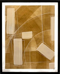 „Crossings II“, von Murray Duncan, Mischtechnik auf Papier