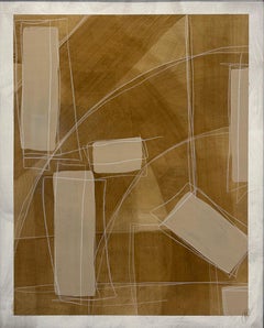 „Crossings II“, von Murray Duncan, Mischtechnik auf Papier