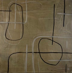 Easy Over by Murray Duncan, Abstract Mixed Media on Canvas