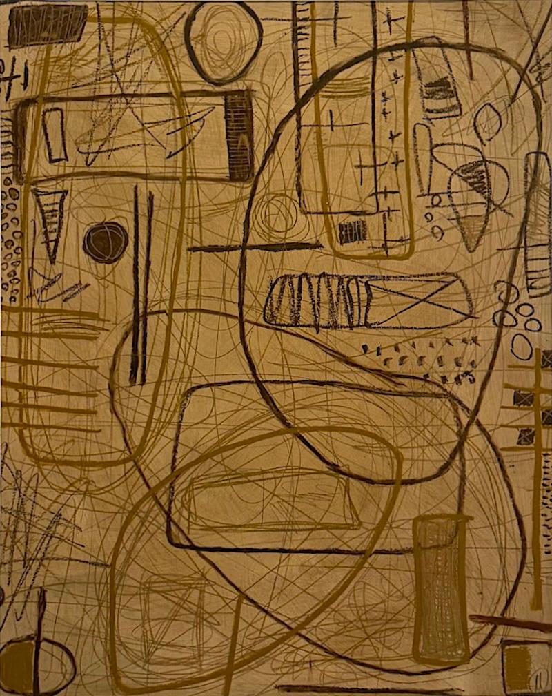 « Field Notes I, 2026 » de Murray Duncan, techniques mixtes sur papier - Mixed Media Art de Murray Duncan 