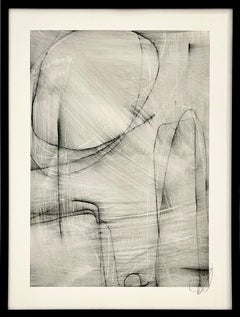 Studi di linee geometriche C-1 di Murray Duncan Mix Media su carta