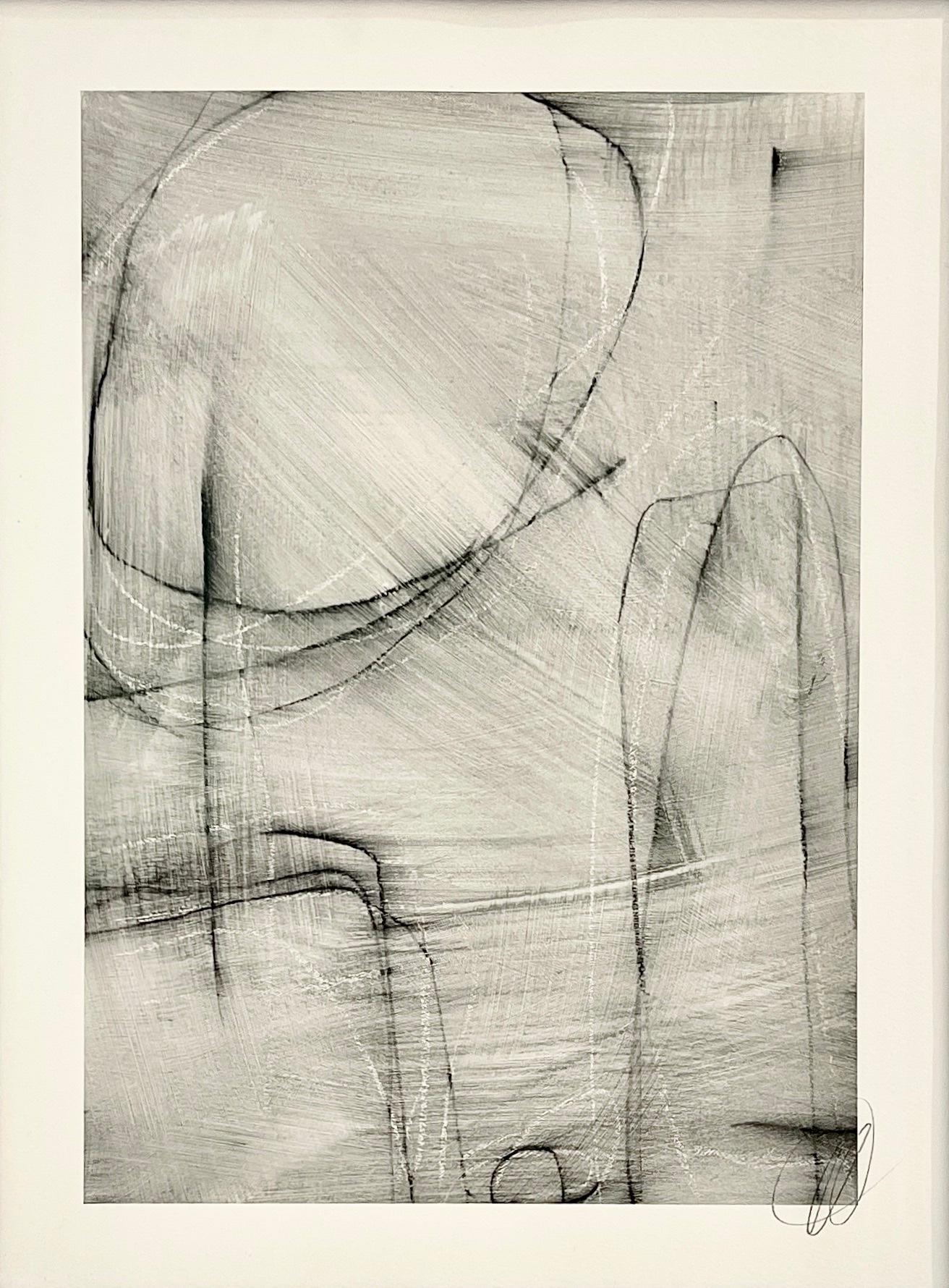 Études de lignes géométriques C.C.C. par Murray Duncan Technique mixte sur papier