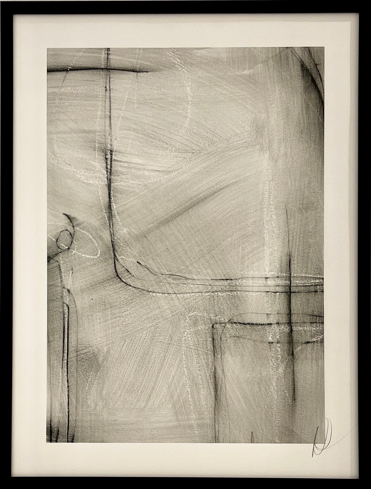 Estudios de líneas geométricas C-2 por Murray Duncan Técnica mixta sobre papel en venta 1