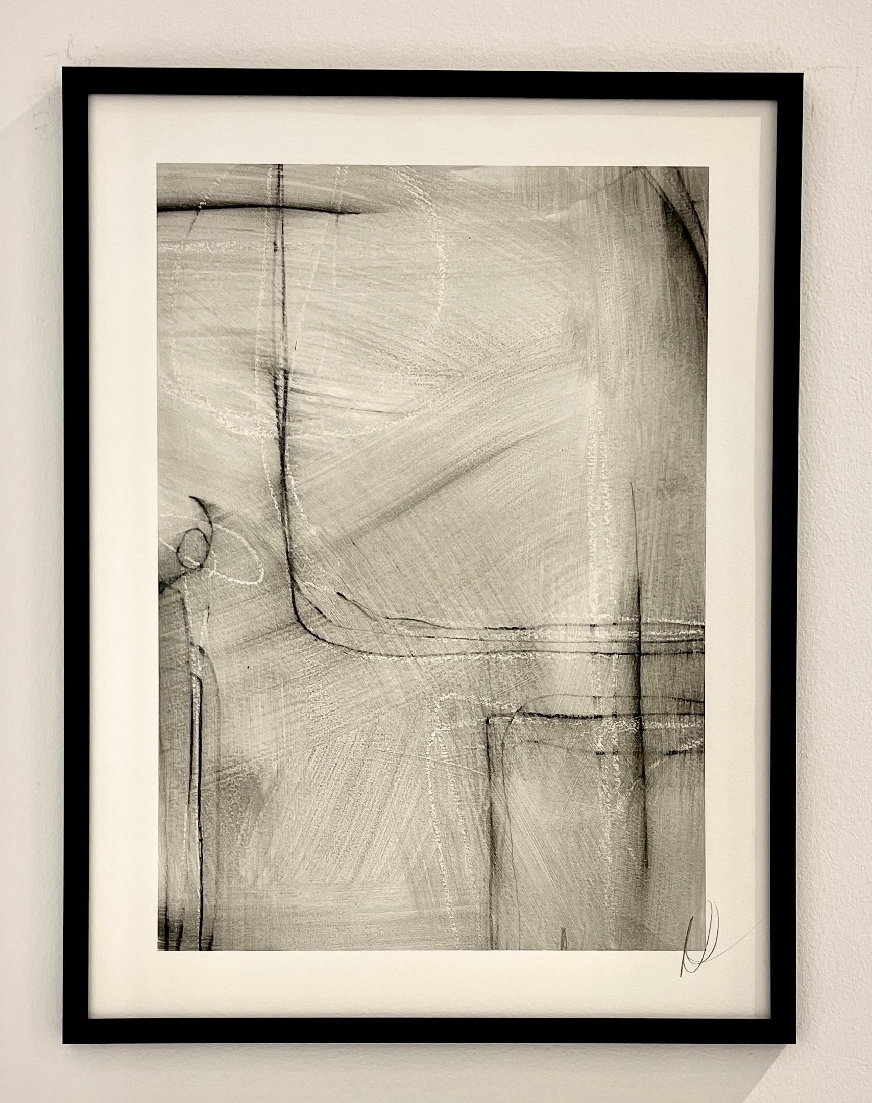 Estudios de líneas geométricas C-2 por Murray Duncan Técnica mixta sobre papel en venta 2