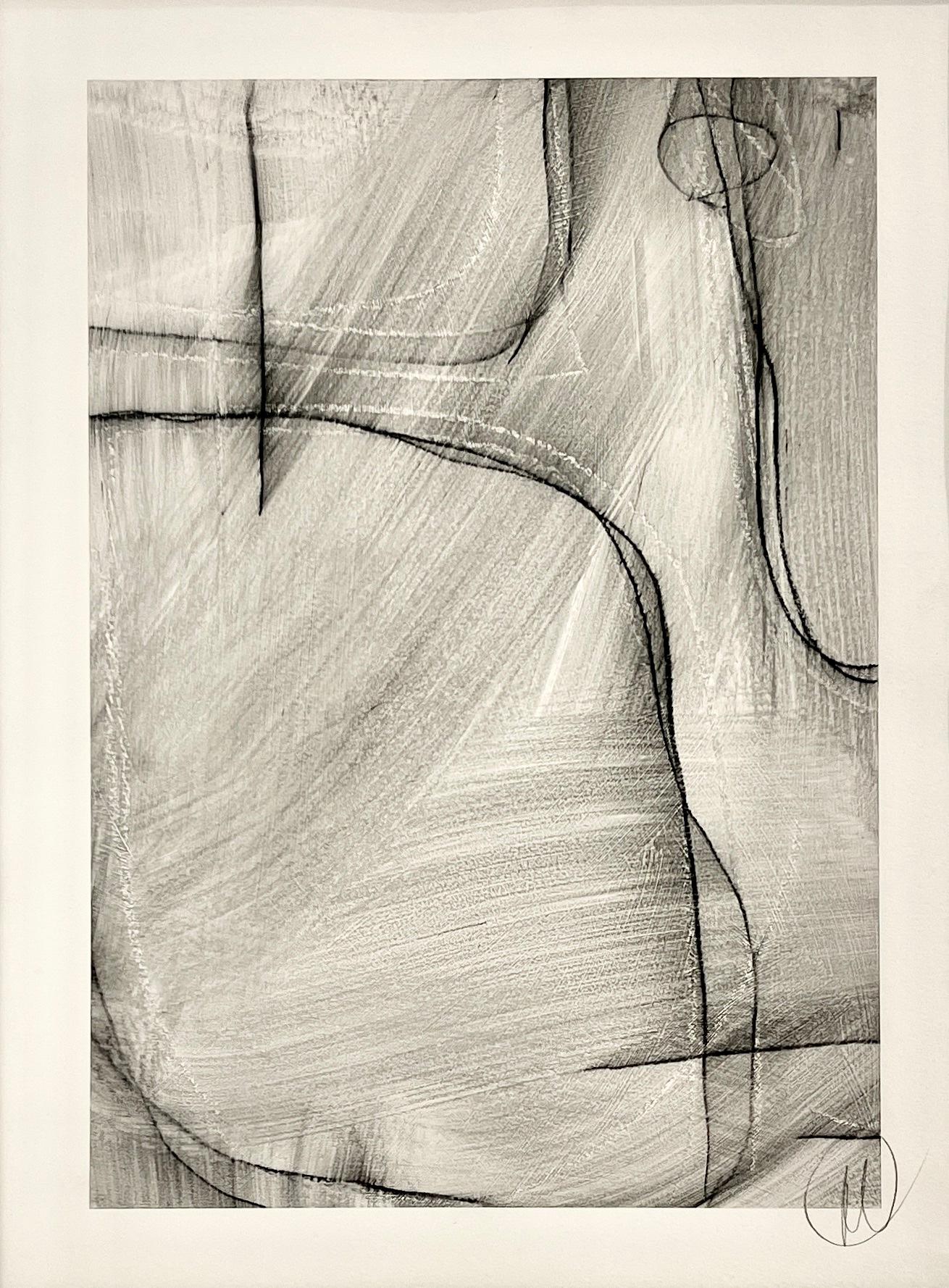 Geometric Line Studies C.C.C. par Murray Duncan Technique mixte sur papier