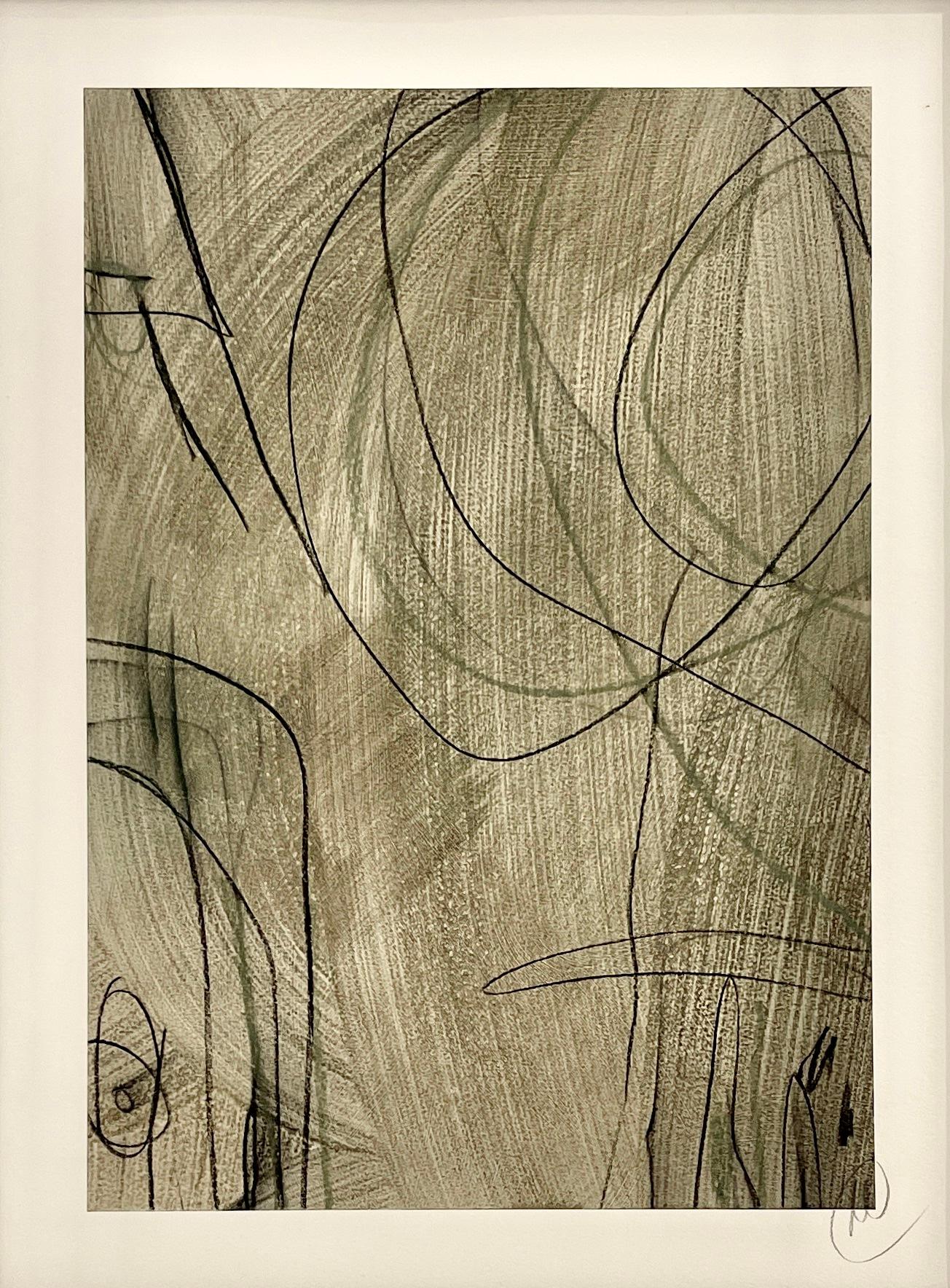 Études de lignes géométriques - Fusain par Murray Duncan en vente 5