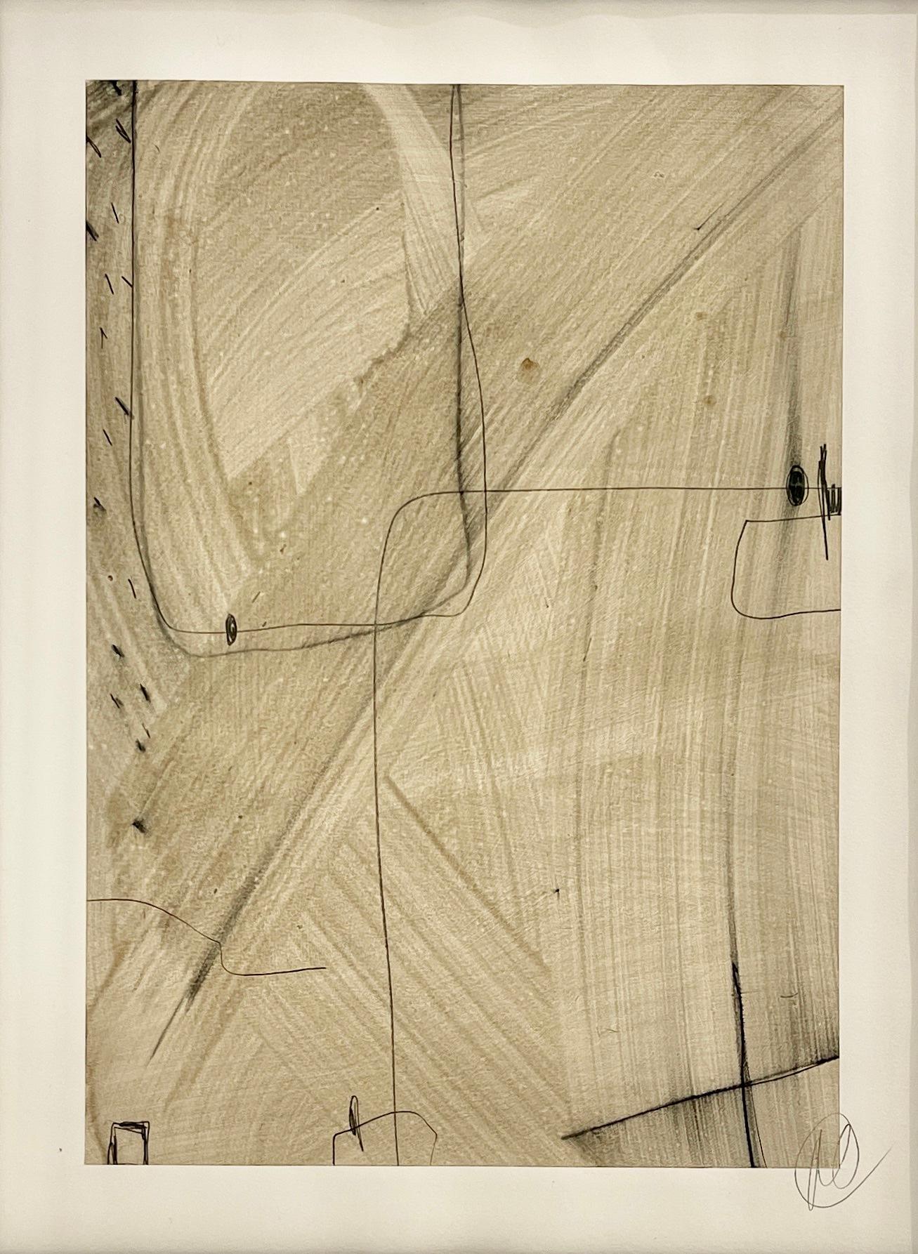 Geometric Line Studies Neutral — Nine-Piece Series is an exceptional collection of original mixed-media works on paper by Toronto artist Murray Duncan, presented as a cohesive grid installation. Each drawing measures 18 x 24 inches and is executed