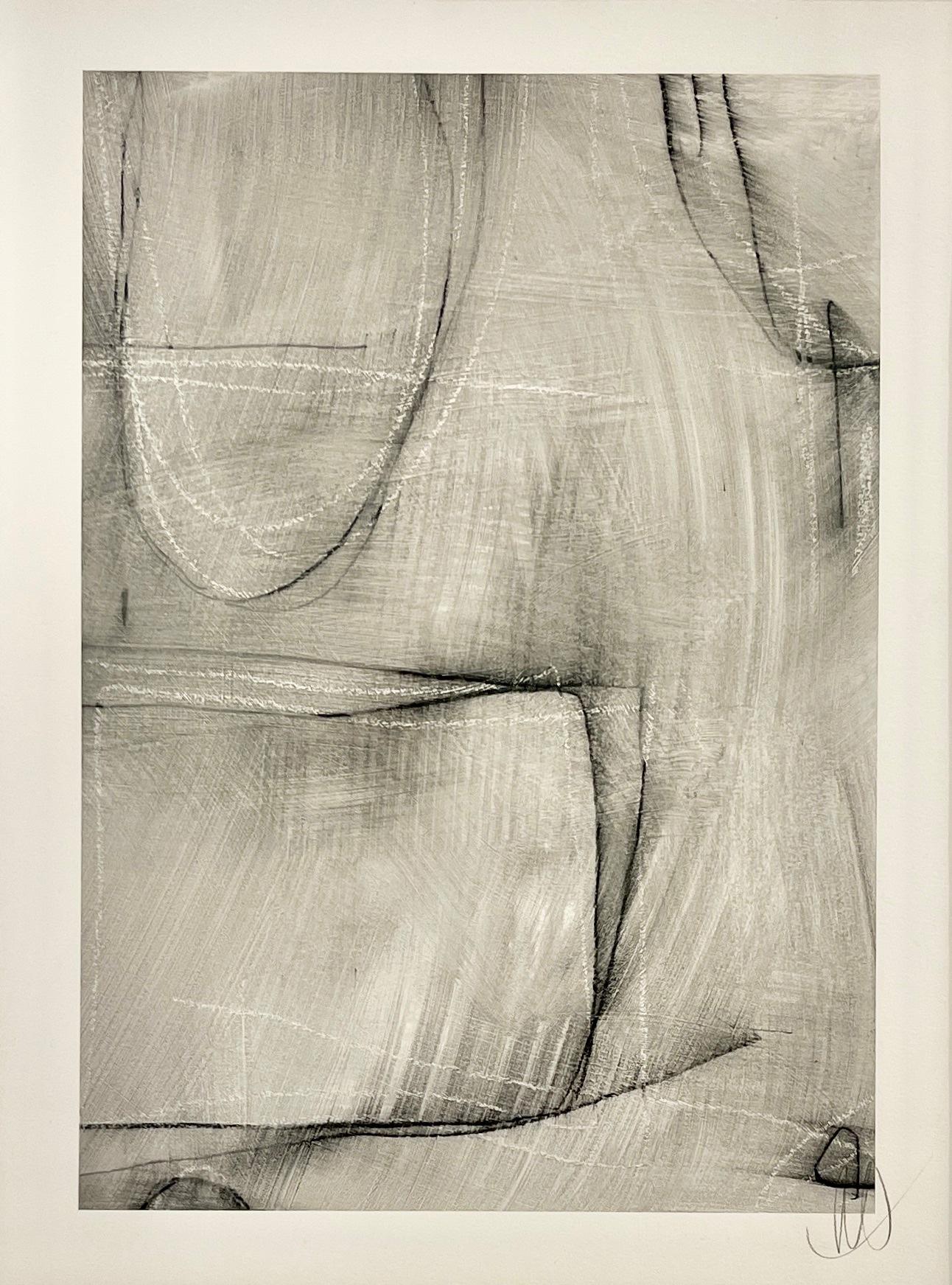 Étude de lignes géométriques C.C.C. - 6 par Murray Duncan Technique mixte sur papier