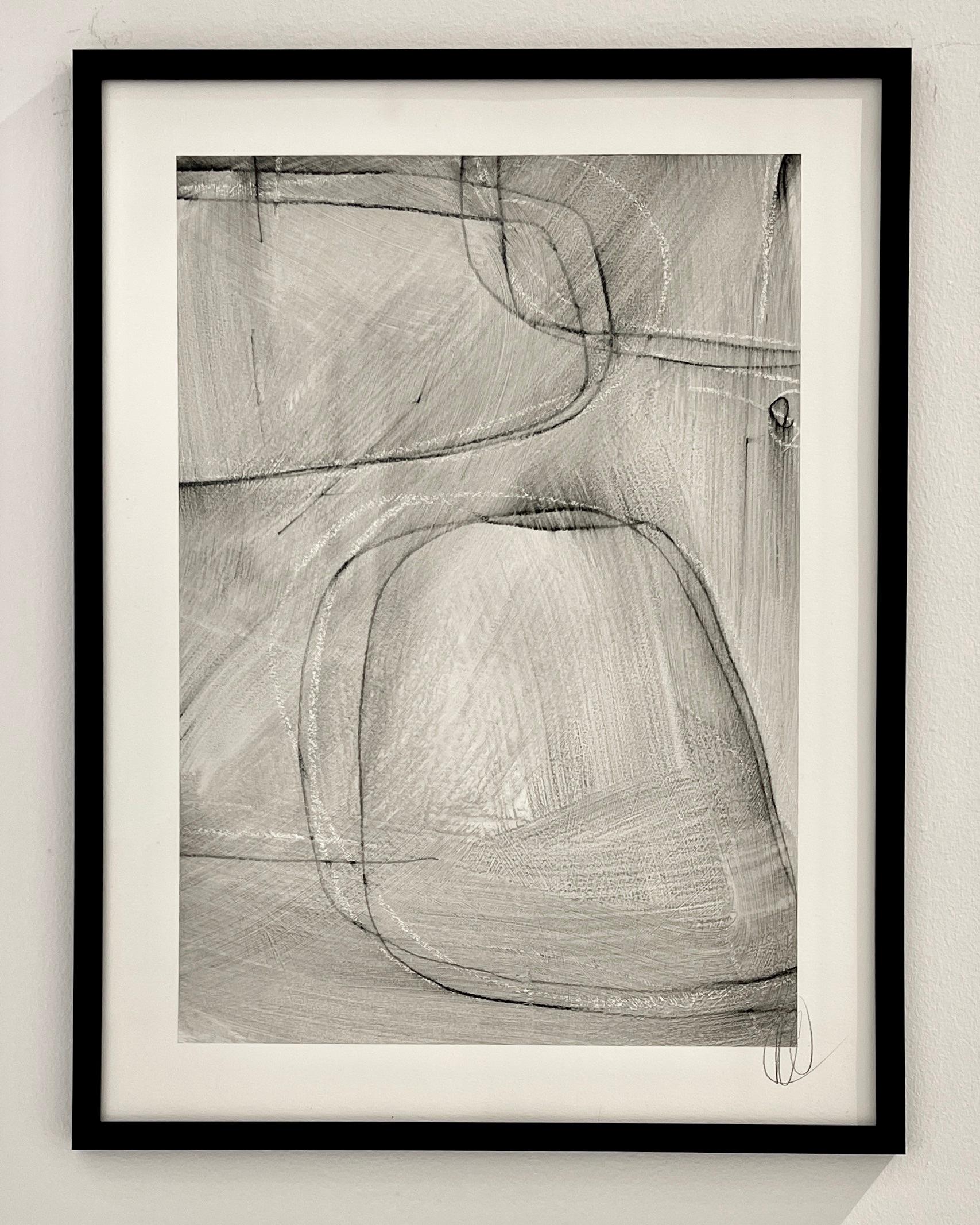 Estudio de líneas geométricas C - 7 de Murray Duncan Técnica mixta sobre papel en venta 2