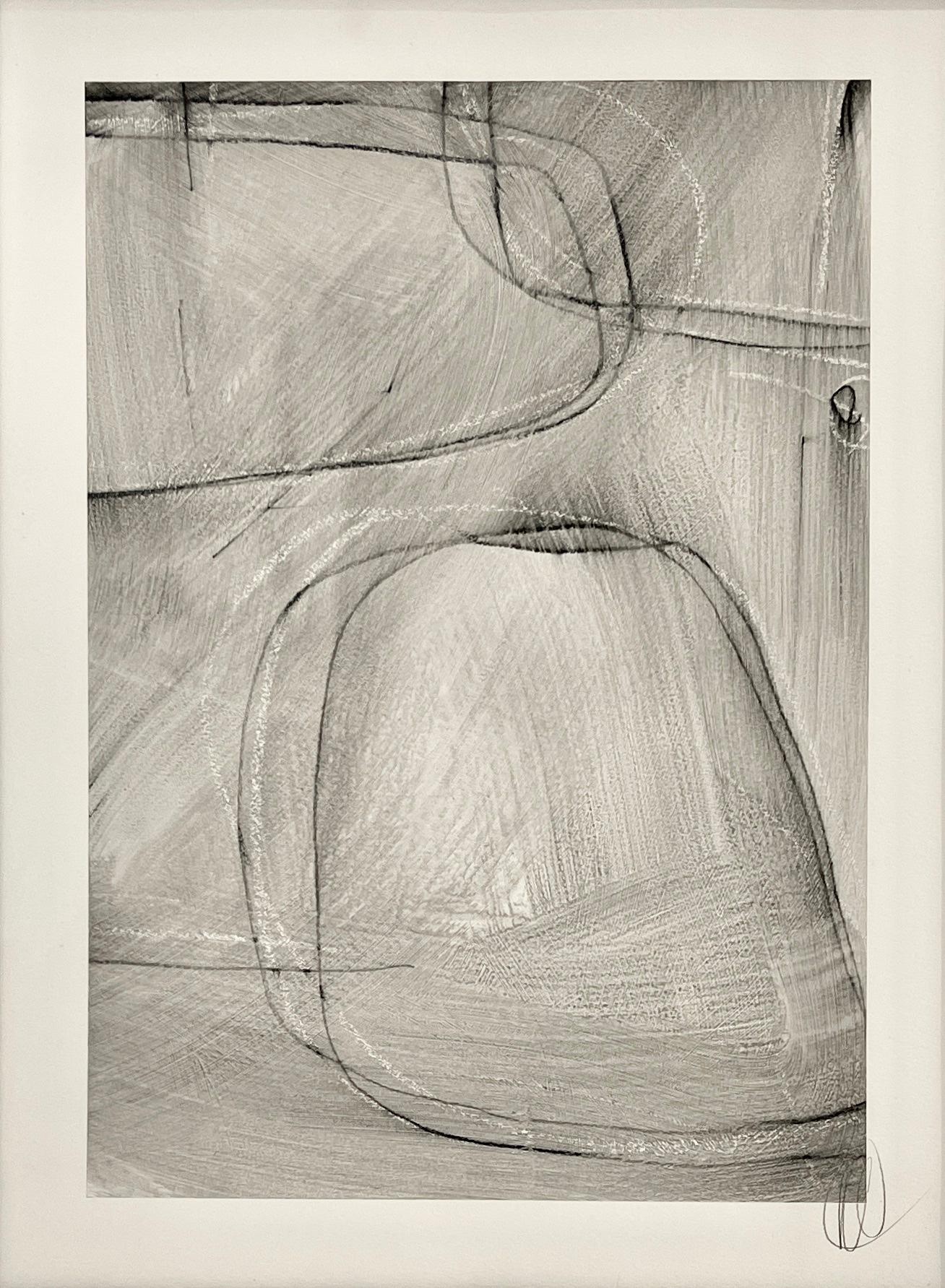 Estudio de líneas geométricas C - 7 de Murray Duncan Técnica mixta sobre papel en venta 4